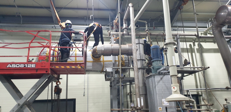 GK SHELL & TUBE CONDENSER 25M²제작설치.jpg